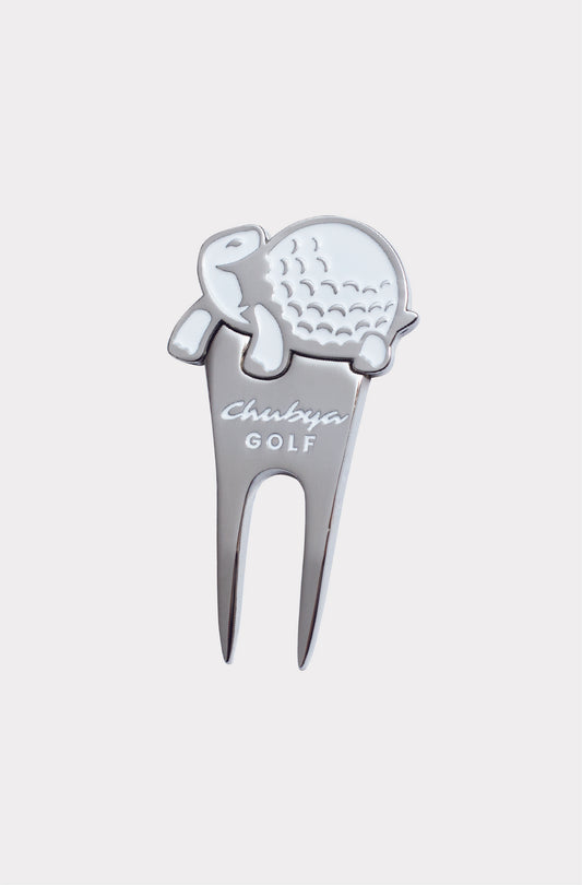 Chrome Turtle Divot Tool